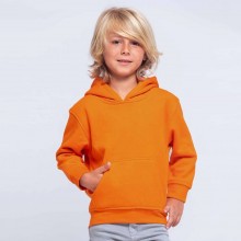Дитяче худі JHK KID SWEATSHIRT KANGAROO, з капюшоном, з нашивною кишенею, помаранчеве, розмір 140, на 9/11 років