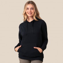 Жіноче худі з капюшоном JHK, KANGAROO, чорне, розмір L, тепле однотонне худі базове з начосом Жіноче худі з капюшоном JHK, KANGAROO, чорне, розмір L, тепле однотонне худі базове з начосом