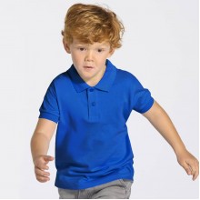 Дитяча футболка поло JHK KID POLO, з коміром, синя, розмір 116, на 5/6 років Дитяча футболка поло JHK KID POLO, з коміром, синя, розмір 116, на 5/6 років
