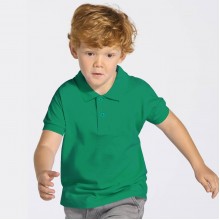 Дитяча футболка поло JHK KID POLO, з коміром, зелена, розмір 116, на 5/6 років Дитяча футболка поло JHK KID POLO, з коміром, зелена, розмір 116, на 5/6 років