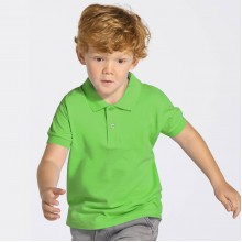 Дитяча футболка поло JHK KID POLO, з коміром, салатова, розмір 116, на 5/6 років Дитяча футболка поло JHK KID POLO, з коміром, салатова, розмір 116, на 5/6 років