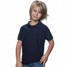 Дитяча футболка поло JHK KID POLO, з коміром, темно-синя, розмір 116, на 5/6 років Дитяча футболка поло JHK KID POLO, з коміром, темно-синя, розмір 116, на 5/6 років