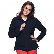 Флісова кофта JHK POLAR FLEECE LADY, жіночий батник, без капюшона, темно-синій, розмір L