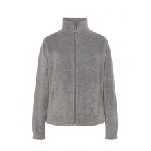 Флісова кофта JHK POLAR FLEECE LADY, жіночий батник, без капюшона, темно-сірий меланж, розмір XXL
