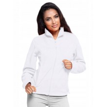 Флісова кофта JHK POLAR FLEECE LADY, жіночий батник, без капюшона, білий, розмір L Флісова кофта JHK POLAR FLEECE LADY, жіночий батник, без капюшона, білий, розмір L