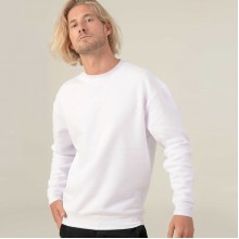 Світшот JHK, SWEATSHIRT, толстовка унісекс, чоловічий реглан, білий, розмір XXL
