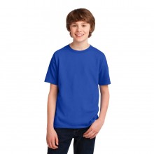 Дитяча футболка JHK, KID T-SHIRT, базова, однотонна, для хлопчика, синя, розмір 146, на 12/14 років Дитяча футболка JHK, KID T-SHIRT, базова, однотонна, для хлопчика, синя, розмір 146, на 12/14 років