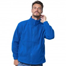 Флісова кофта JHK POLAR FLEECE MAN, розмір XXL, синій чоловічий батник, без капюшона