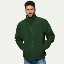 Флісова кофта JHK POLAR FLEECE MAN, розмір XXL, темно-зелений чоловічий батник, без капюшона
