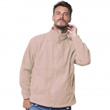 Флісова кофта JHK POLAR FLEECE MAN, розмір XXL, пісочний чоловічий батник, без капюшона