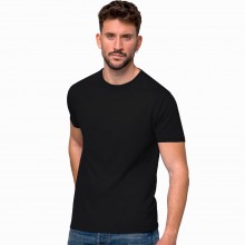 Чоловіча футболка JHK, Regular, базова, чорна, розмір XXL, бавовна, круглий виріз