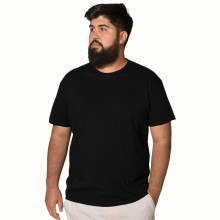 Чоловіча футболка JHK, Regular, чорна, розмір 3XL, бавовна, круглий виріз