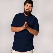 Чоловіча сорочка-поло JHK, POLO REGULAR MAN, темно-синя футболка поло, розмір 5XL