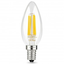 Світлодіодна філаментна лампа LED Albrillo LL-LZ1, 4W, 2700 К, 400lm, E14, енергозберігаюча, тепле біле світло