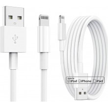 Кабель для заряджання iPhone, з роз'ємом Apple Lightning to USB, довжина 90 см