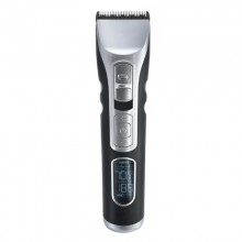 Машинка для стрижки волосся Hair Clipper, акумуляторна, з дисплеєм, 2 насадки, 2 гребінці, чорна, 3309510