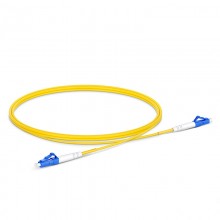 Оптичний патч-корд LC/UPC-LC/UPC, Simplex LSZH, 9/125 G.657A2, 3.0 мм, 30 метрів, жовтий