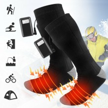 Шкарпетки з підігрівом Lem Berger, термошкарпетки Heated Socks з акумуляторами по 4000 мАг, 4 рівні нагріву, чорні, 37-42 розмір, 3309788